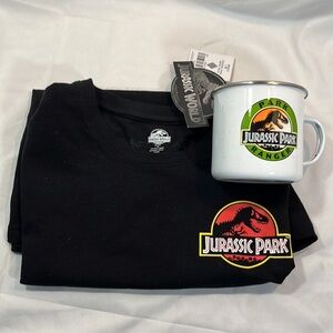NWT Jurassic Park Tee Shirt / Mug